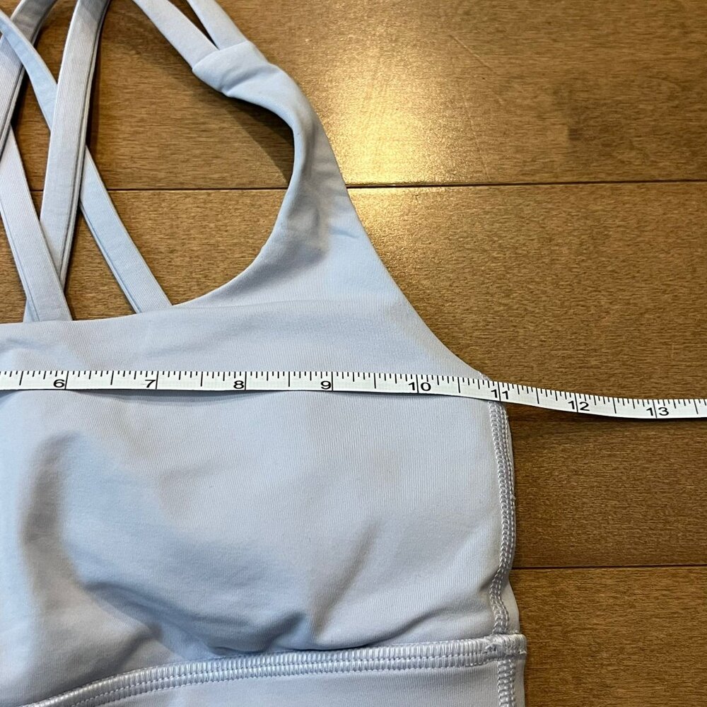 Lululemon Light Purple Energy Sports Bra Luxtreme Size 2 Fits XS or XXS - Picture 5 of 5